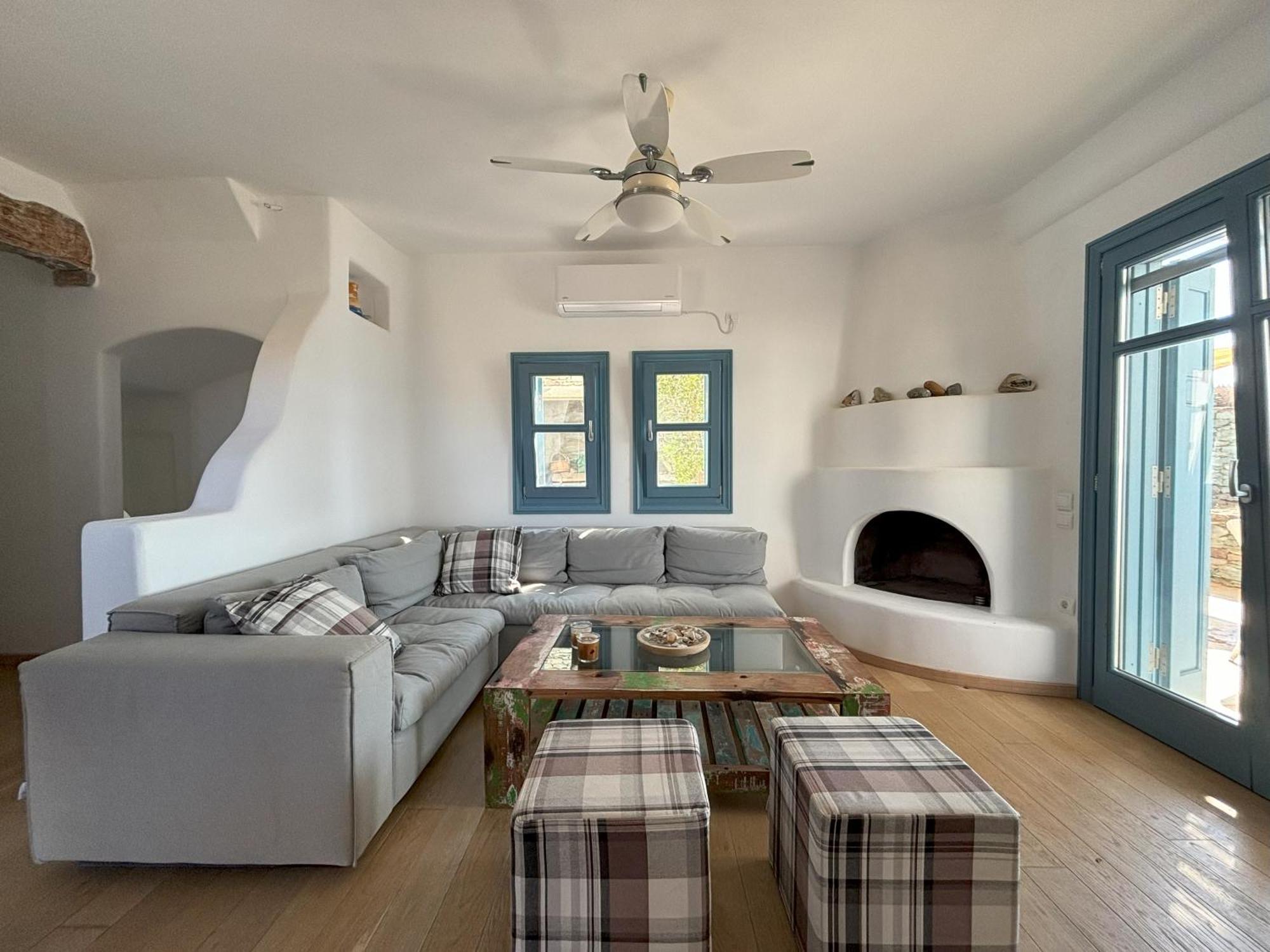 Almyra Yellow Villa Кітнос Екстер'єр фото